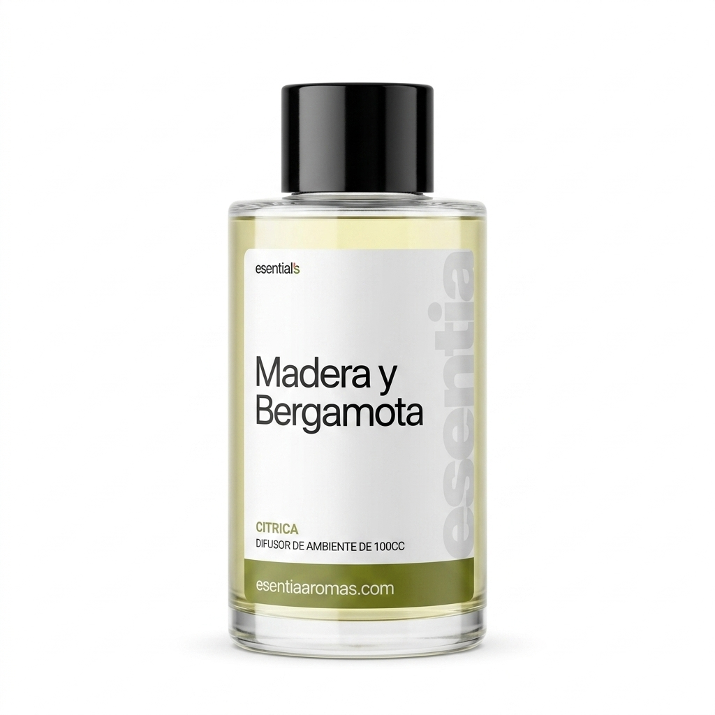 Difusor Madera y Bergamota 100mL (SIN CAJA)